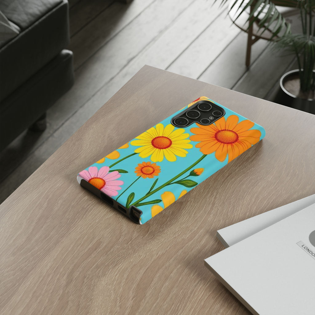 Floral Daisy Tough Case for Android
