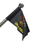 Floral Grow Peace Flag