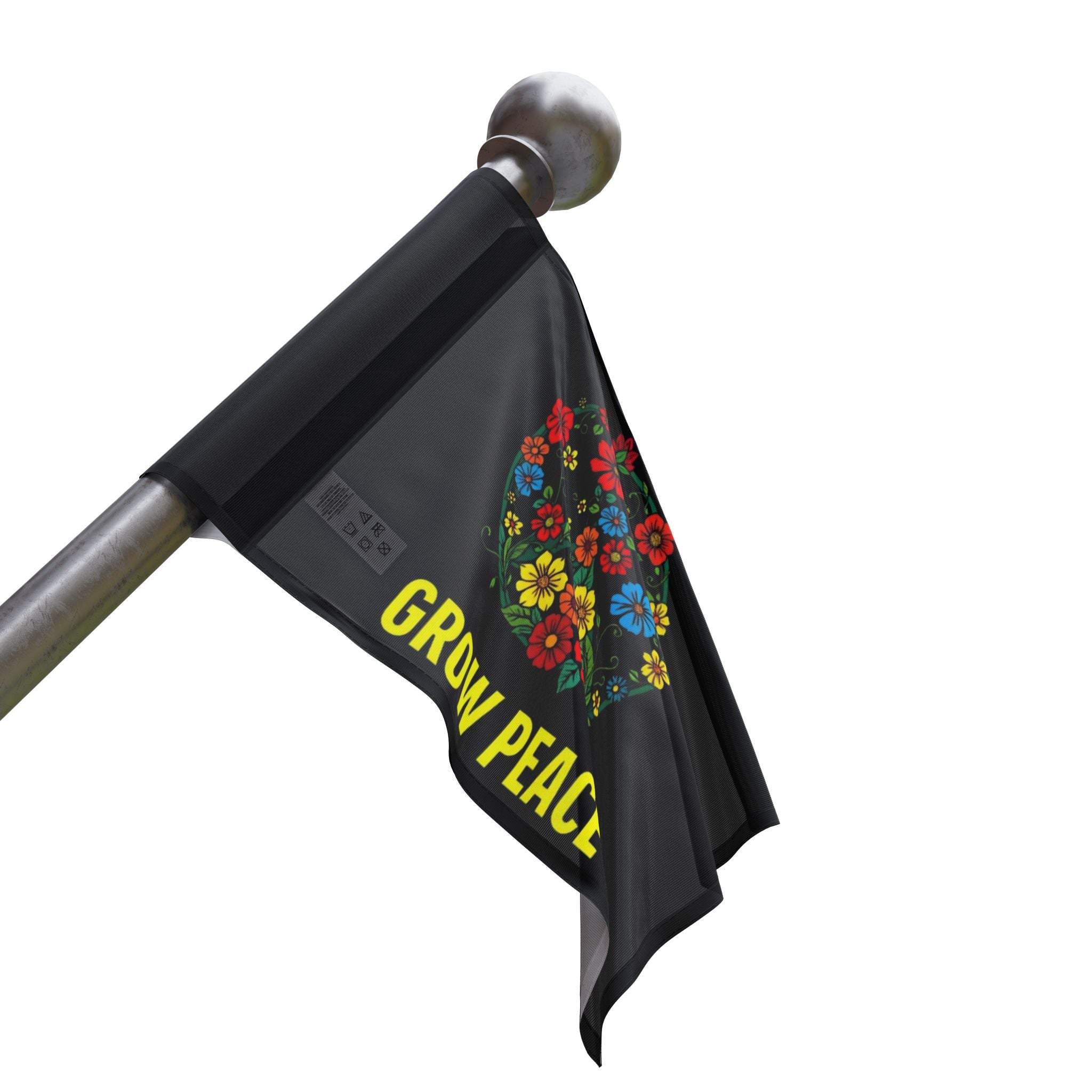 Floral Grow Peace Flag