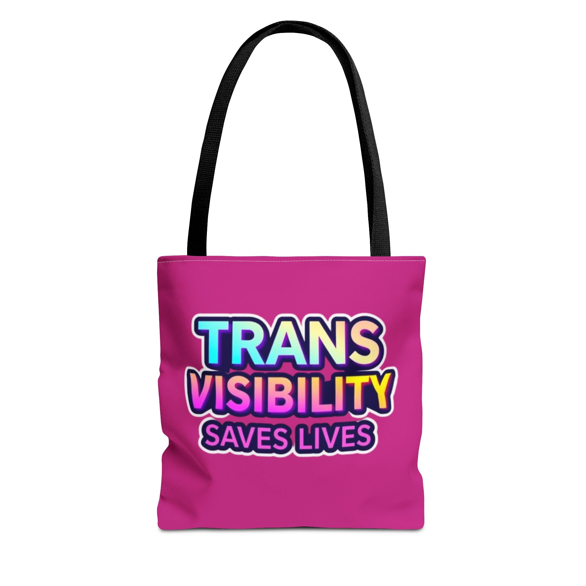 Trans Visibility Saves Lives Tote Bag