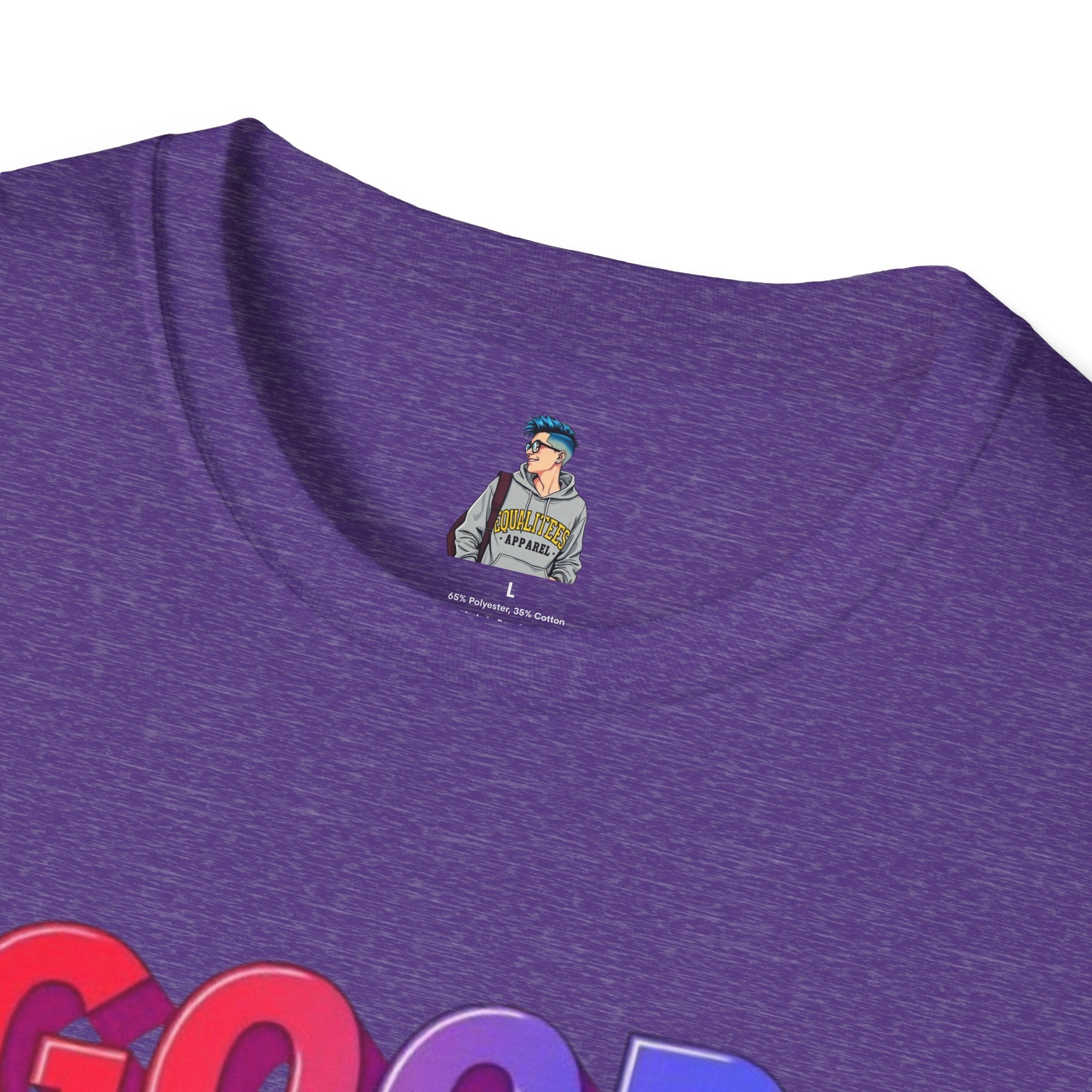 Unisex Softstyle T-Shirt - ' Rainbow Good Will Win' Positive Message Tee