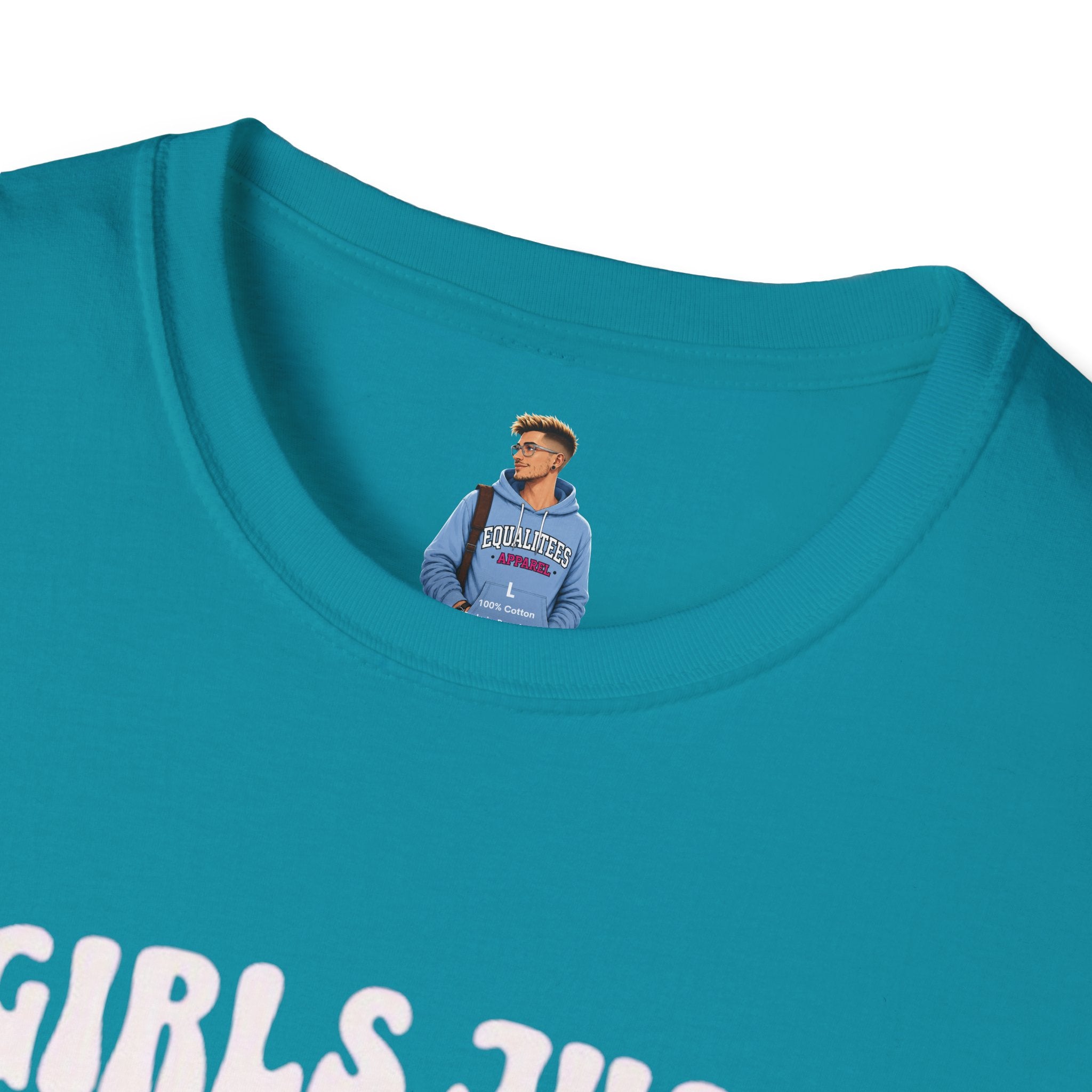Girls Just Wanna Have Fundamental Human Rights Unisex Softstyle T-Shirt