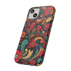 Floral Paisley Tough Case for iPhone — Vibrant Protective Phone Cover