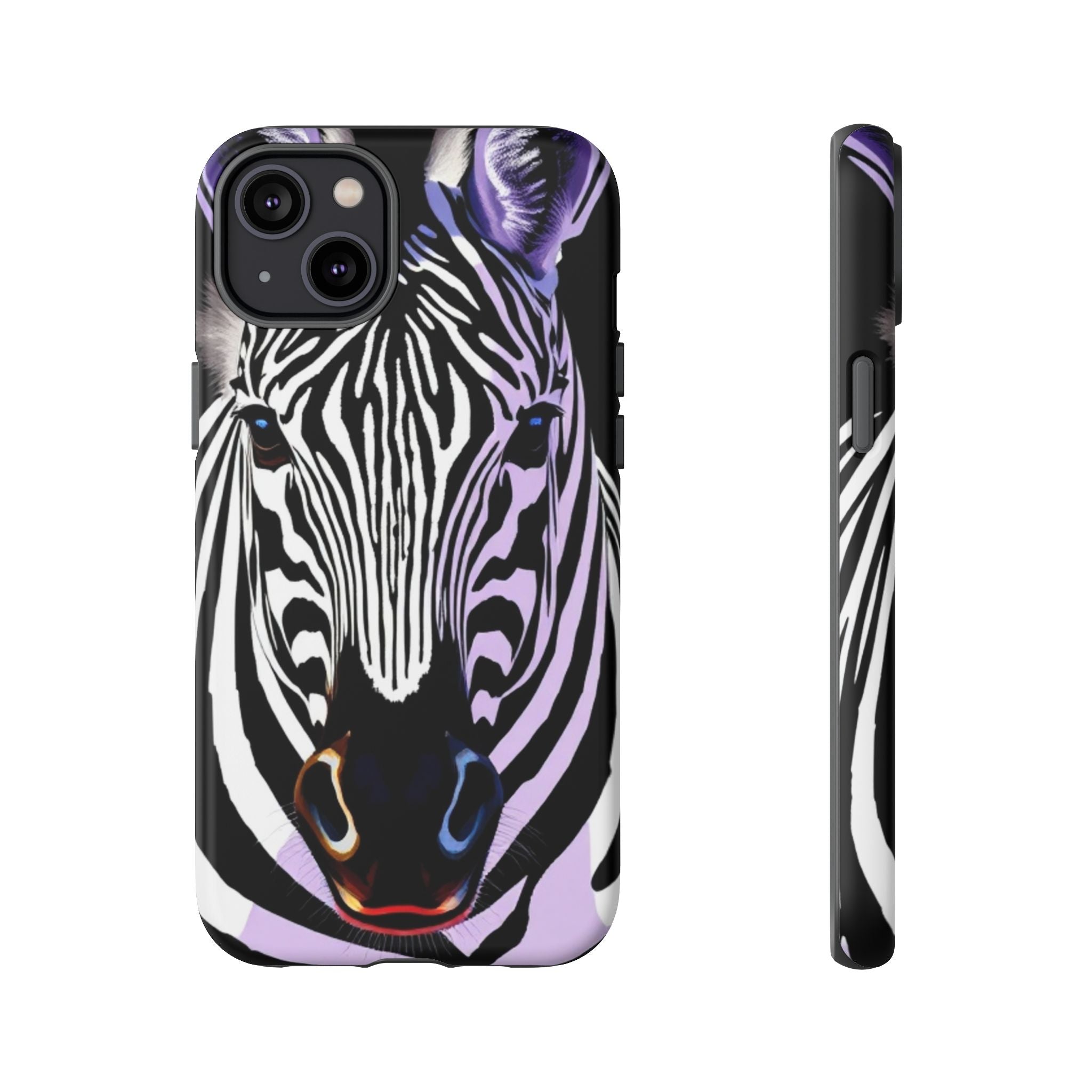 Android OR iPhone Compatible Cases - Zebra Design - Unique Tough Cases