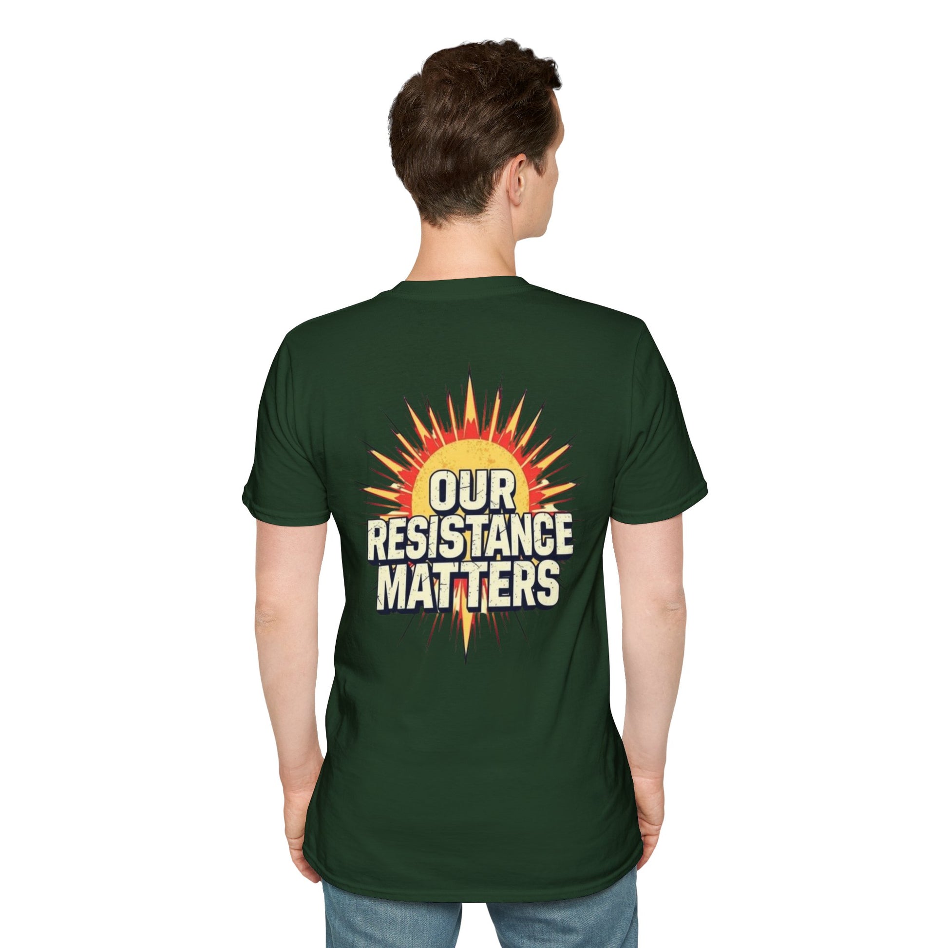 Empowering Statement Tee, Here and Now We Are Alive Our Resistance Matters