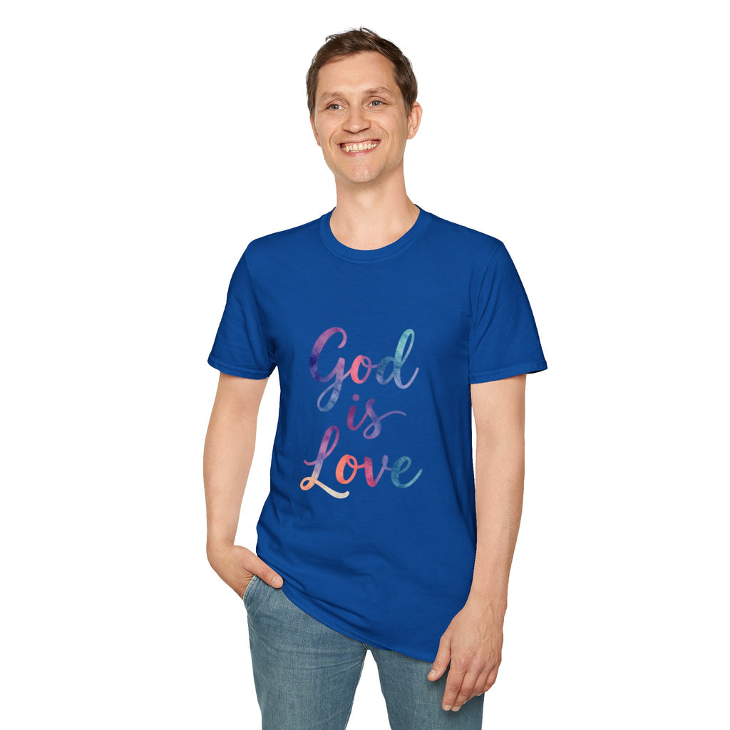 God Is Love T-Shirt — Colorful Tee