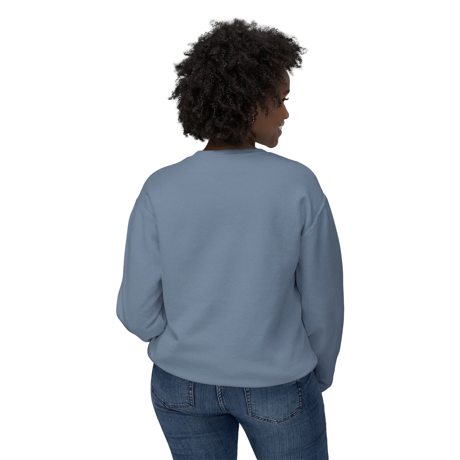 Unisex Lightweight Crewneck Sweatshirt - 'Love Costs Nothing, Give It Away' Inspirational Sweatshirt