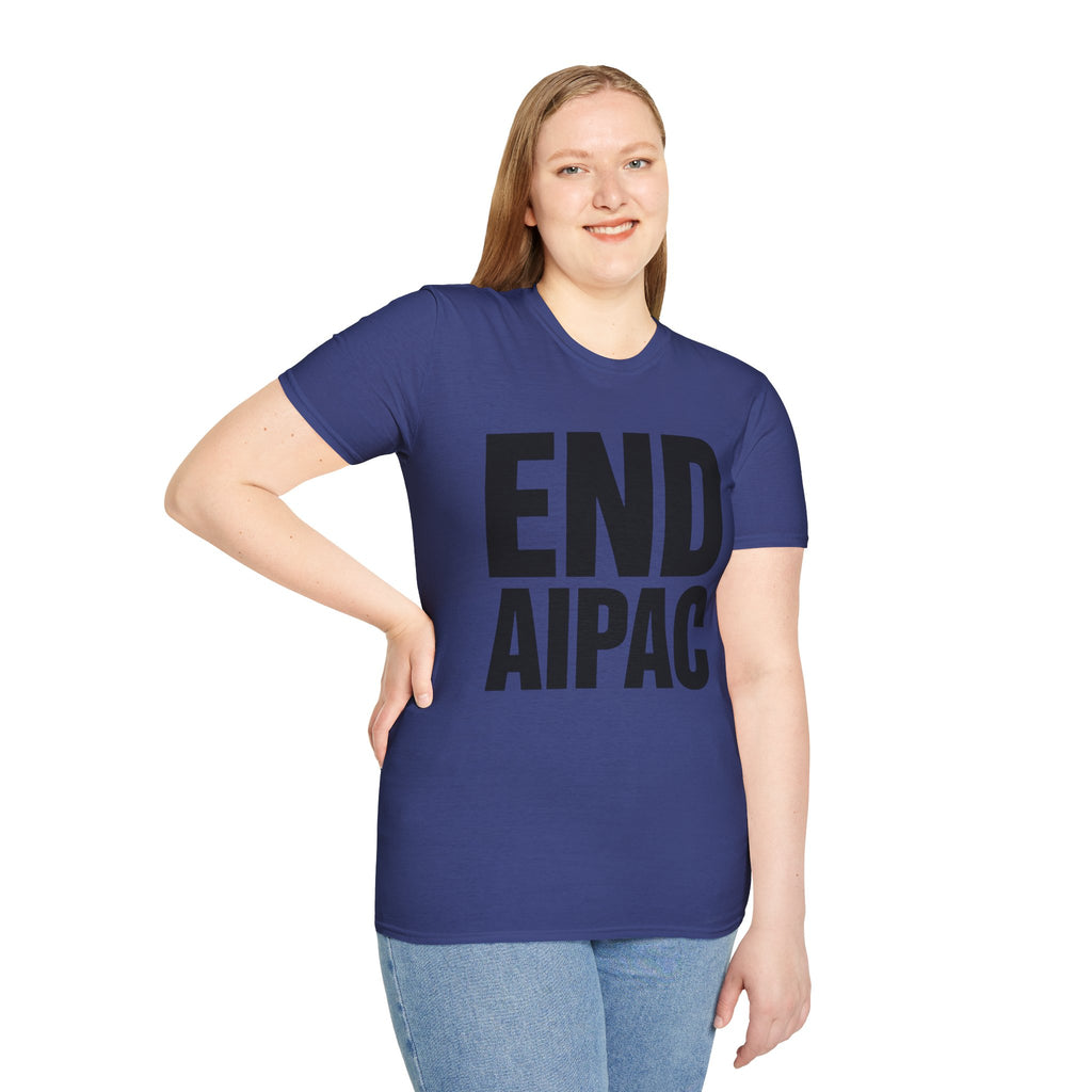 END AIPAC Bold Protest T-Shirt