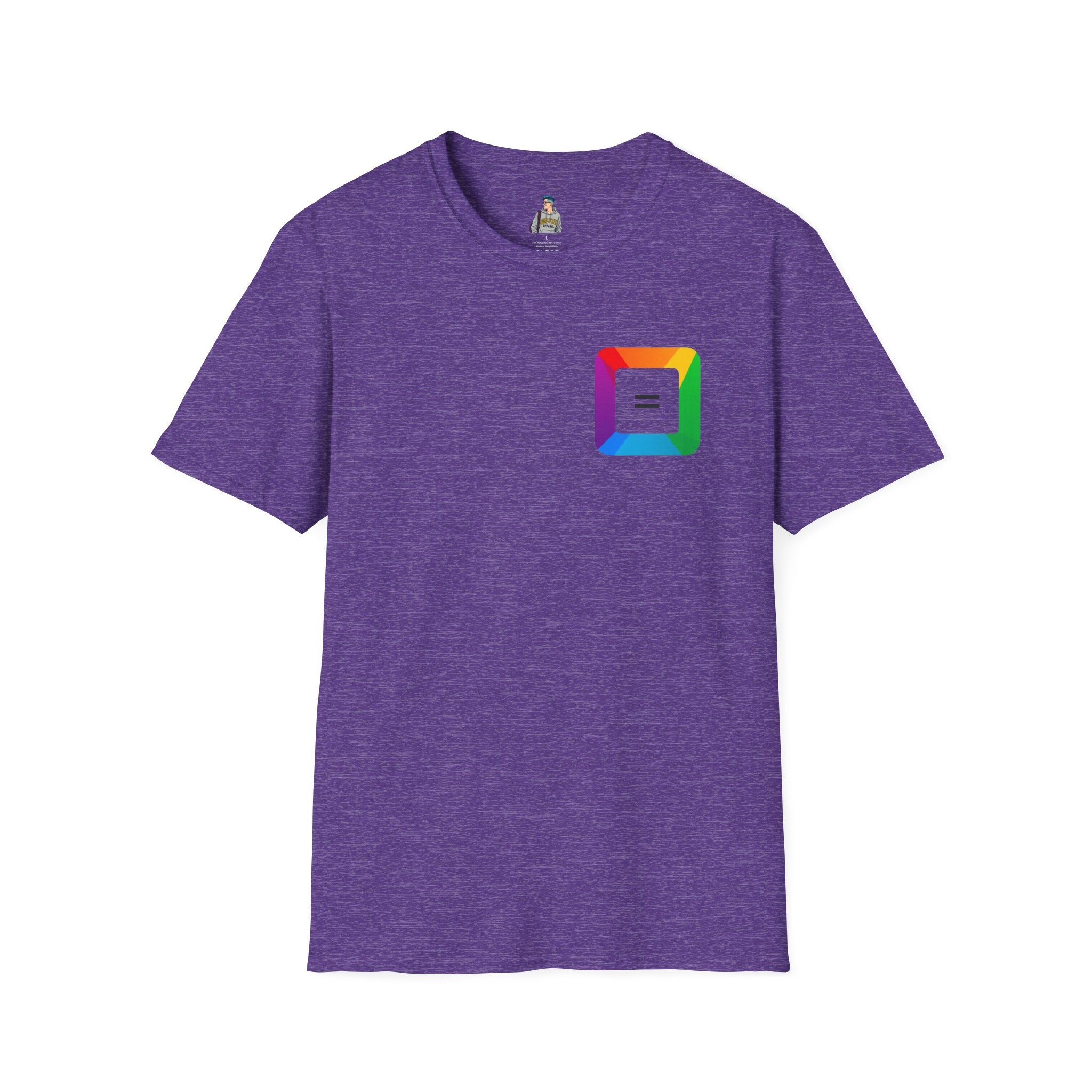 Pride-Theme Unisex Softstyle T-Shirt - "True freedom is Equality for ALL"