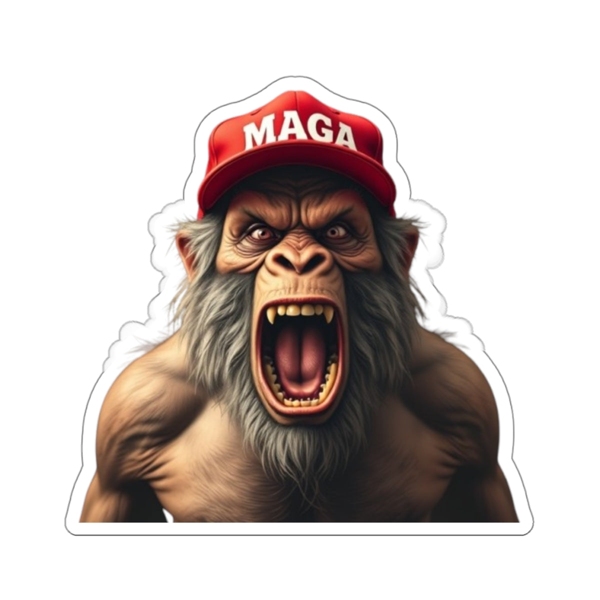 Die-Cut Stickers - Angry Troglodyte