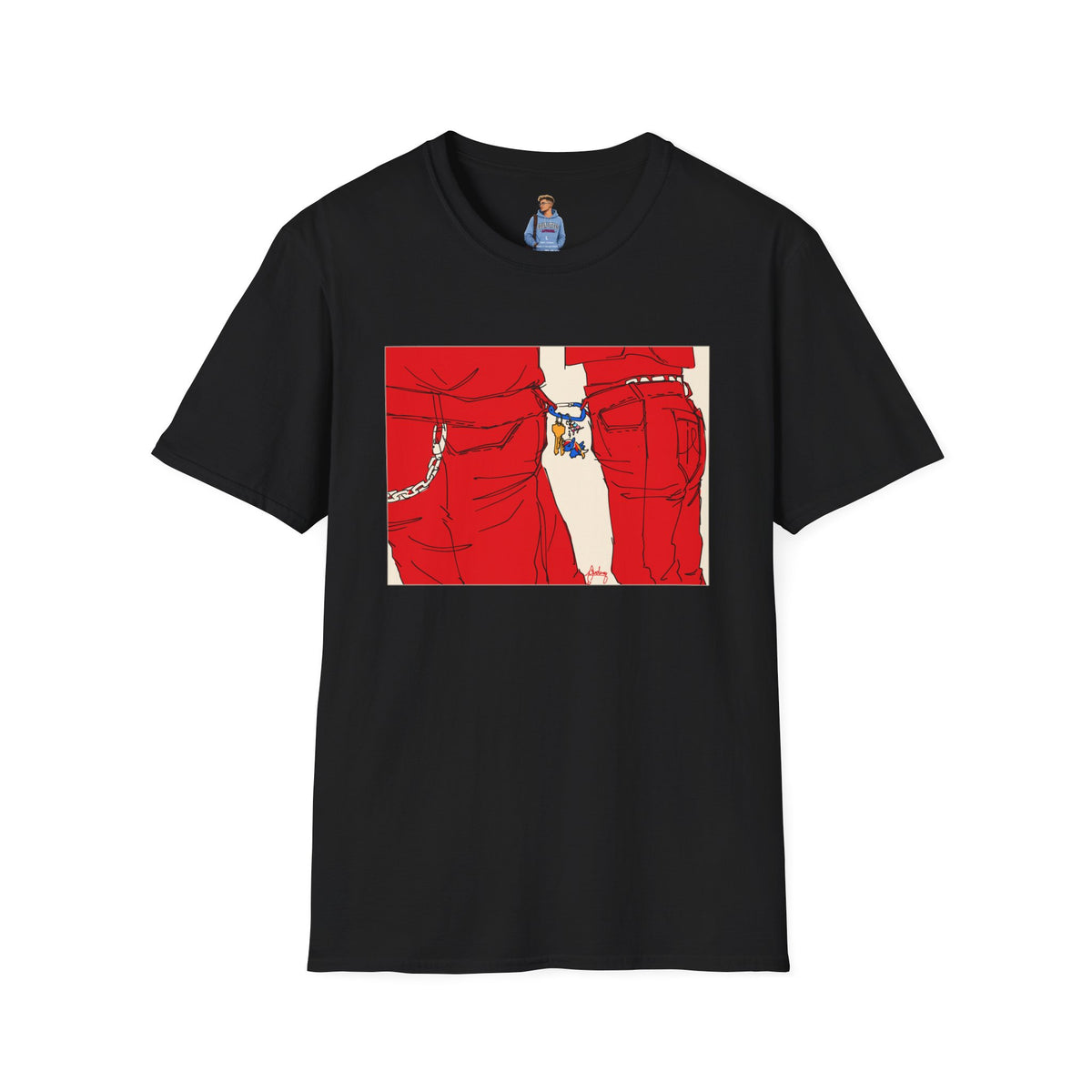 Red Jeans by Audrey Pride Tree Las Vegas T-Shirt