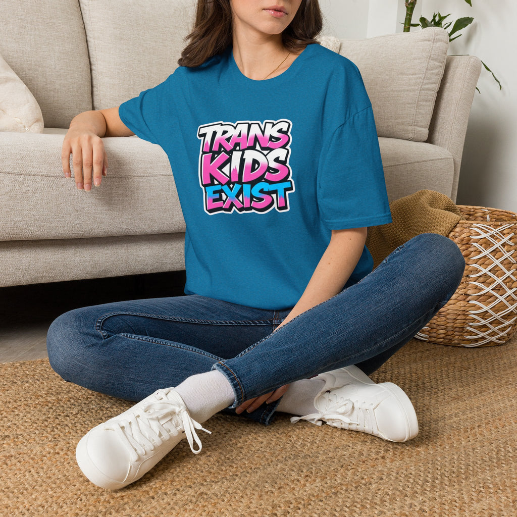 Trans Kids Exist Unisex Softstyle T-Shirt