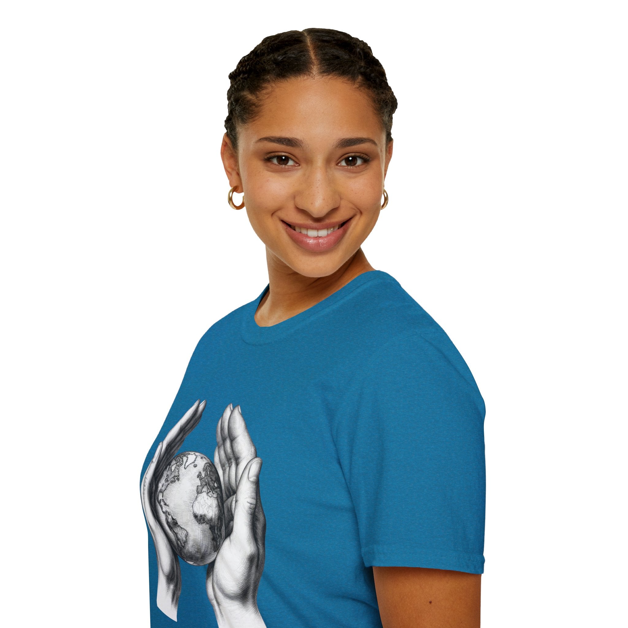 Earth in Your Hands T-Shirt — Protect the Planet Graphic Tee