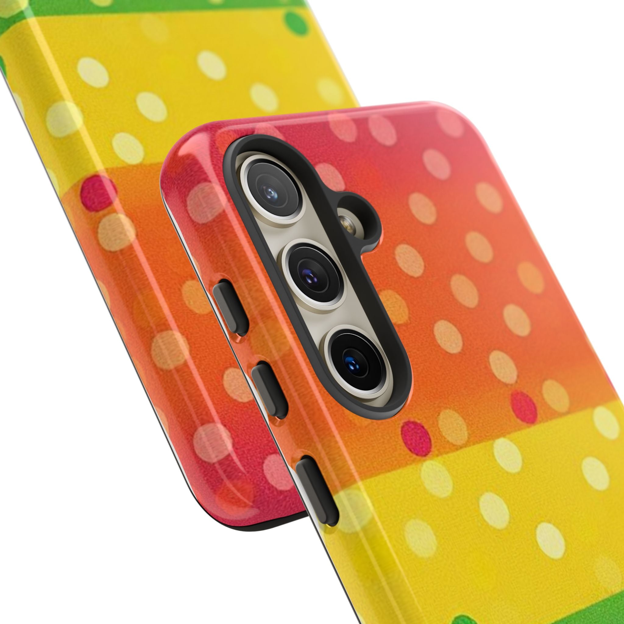 Rainbow Polka-Dot Tough Case for Android