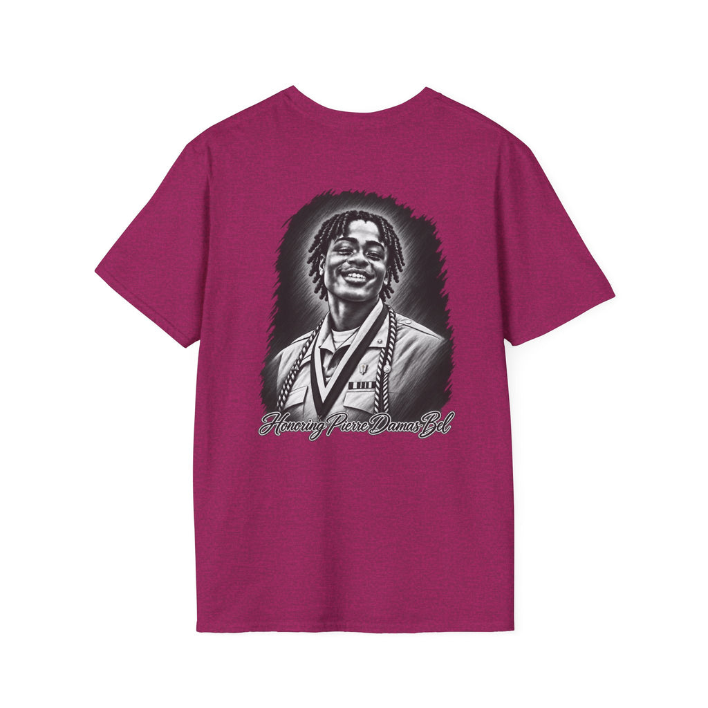 Portrait Front and Back - In Memory of Pierre Damas Bel T-Shirt