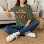 Monarch Butterfly T-Shirt — "The Only Orange Monarch We Need" No Kings Tee