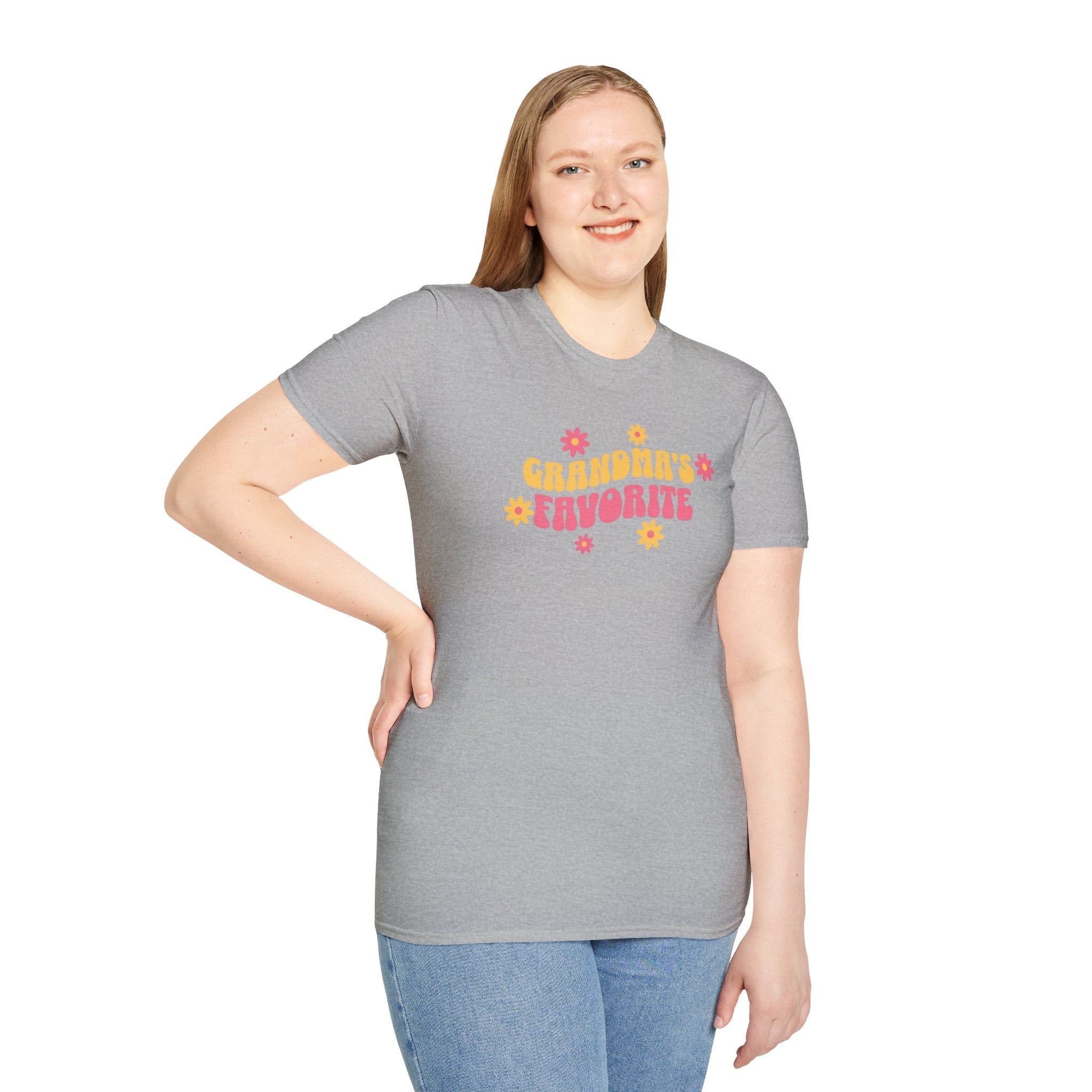 Grandma's Favorite Unisex Softstyle T-Shirt - EqualiTees.Me