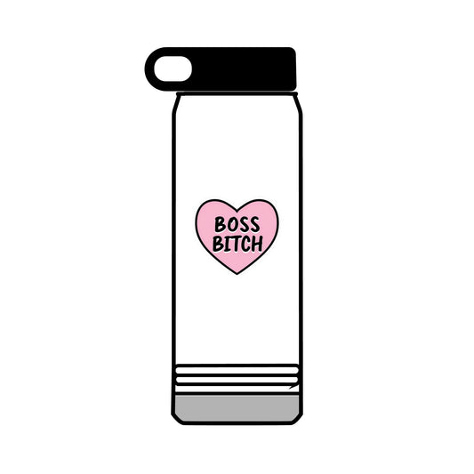 32oz Water Bottle Boss Bitch
