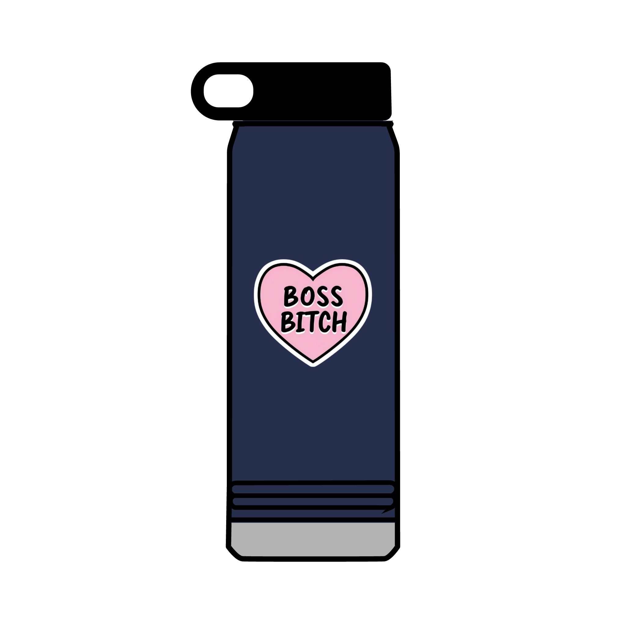 32oz Water Bottle Boss Bitch