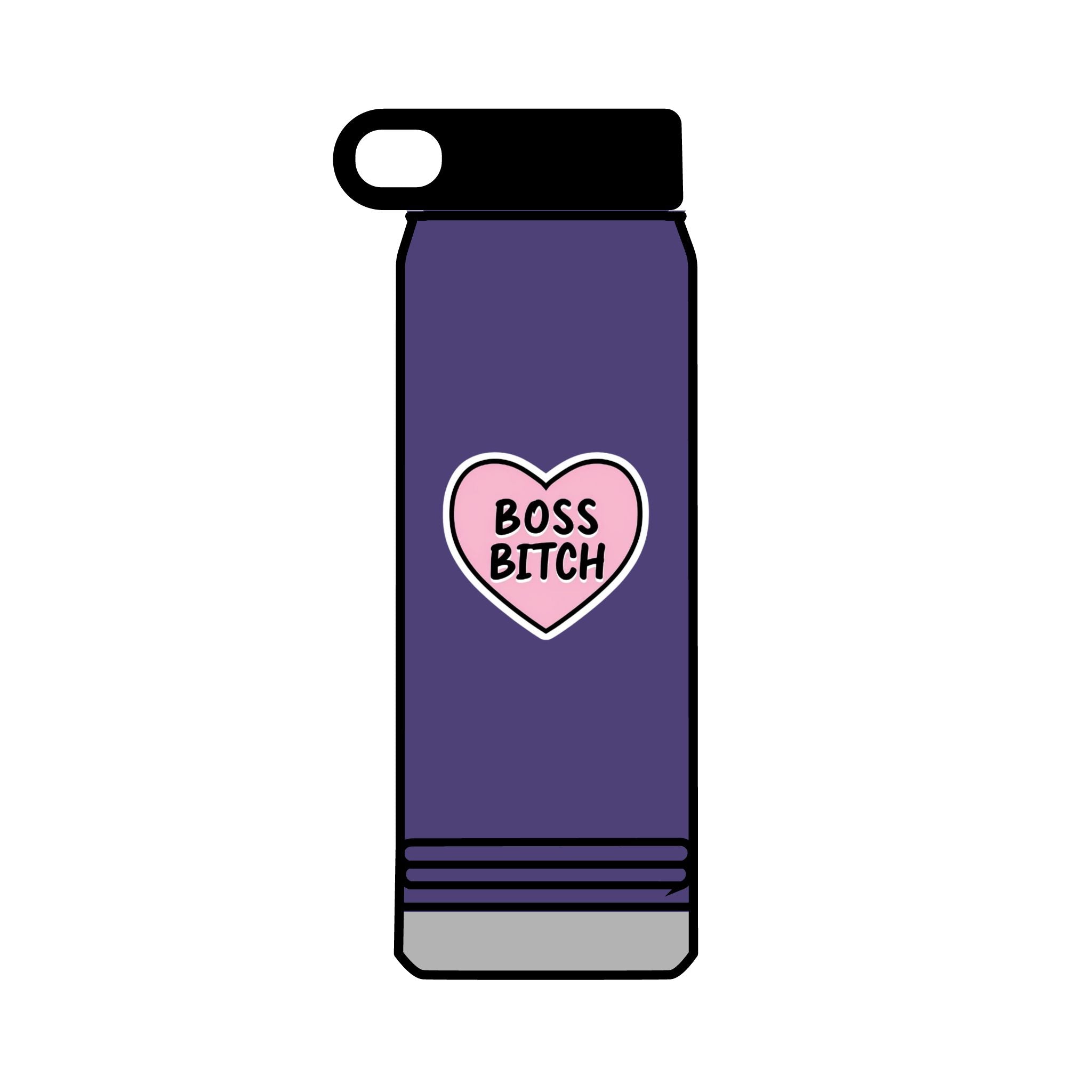 32oz Water Bottle Boss Bitch