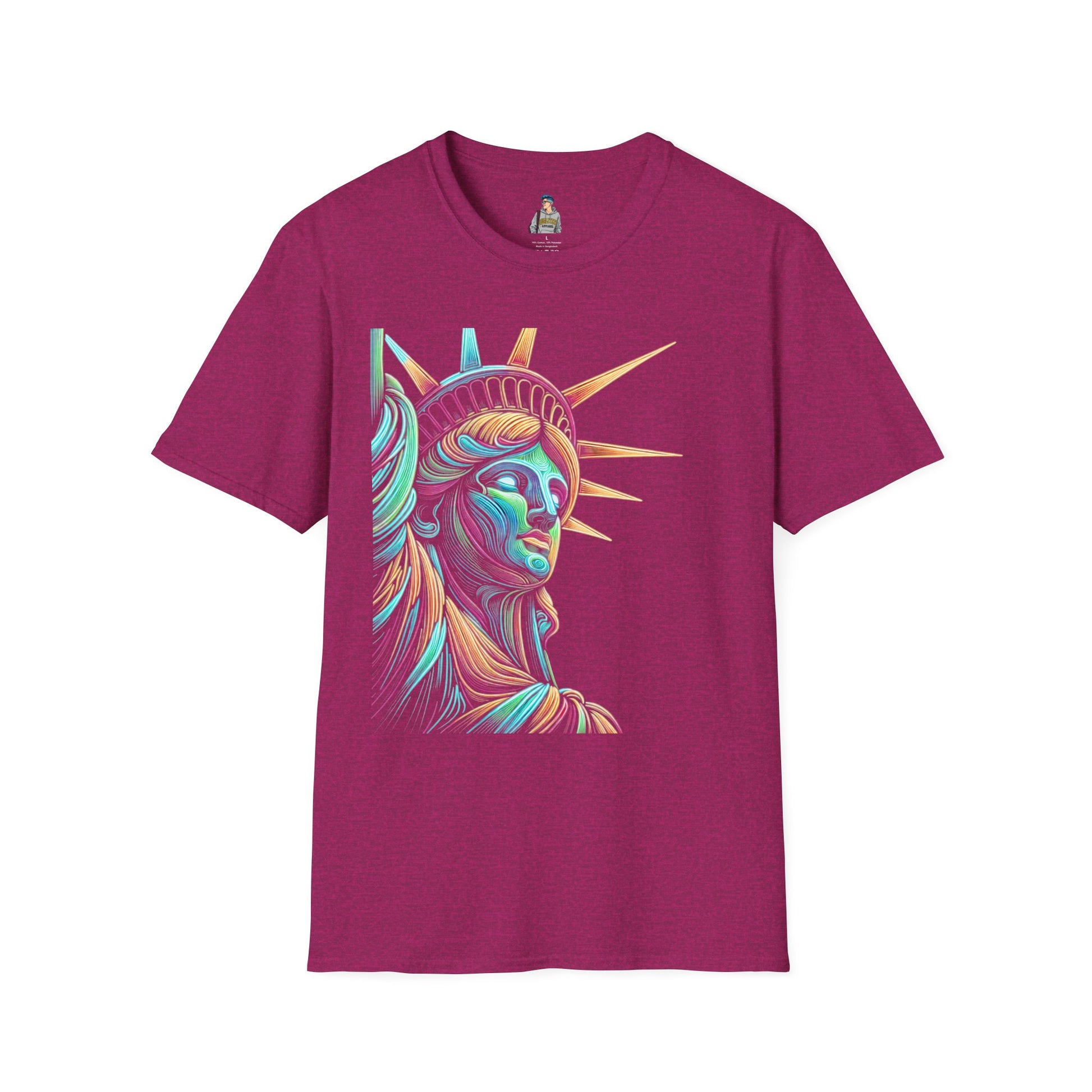 Lady Liberty - Softstyle Unisex T-Shirt