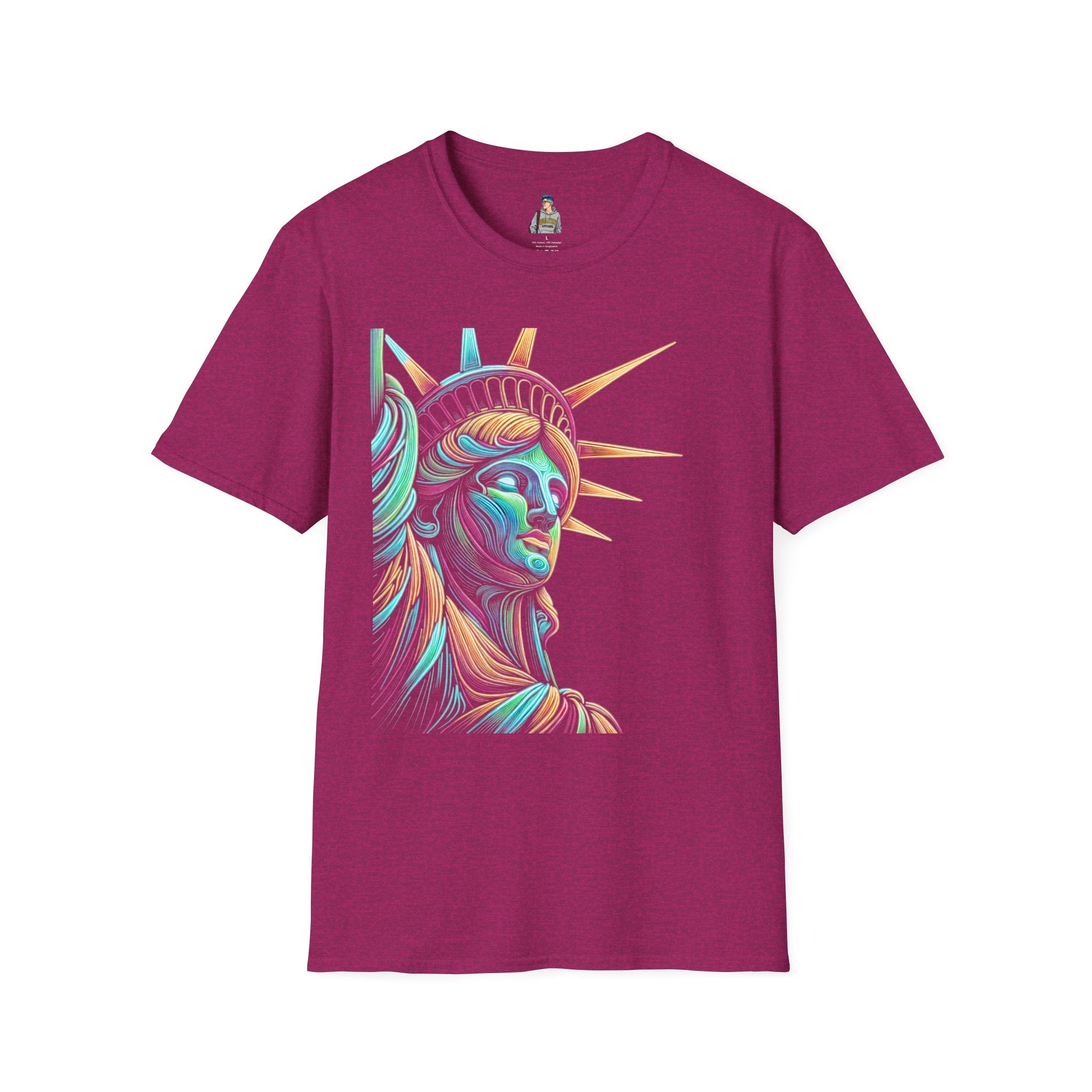 Lady Liberty - Softstyle Unisex T-Shirt