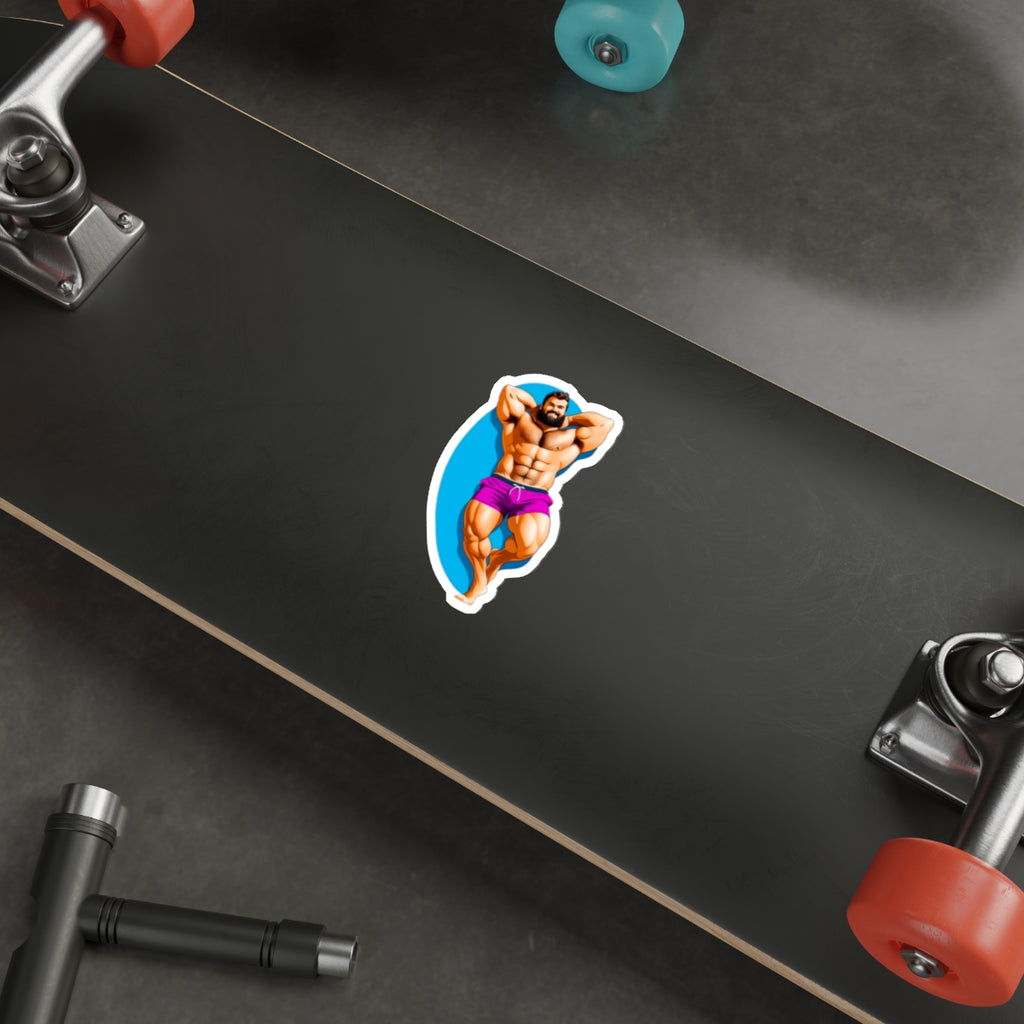 Die-Cut Stickers - Lounging Bear