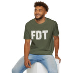 FDT Distressed Graphic T‑Shirt — Bold Statement Tee