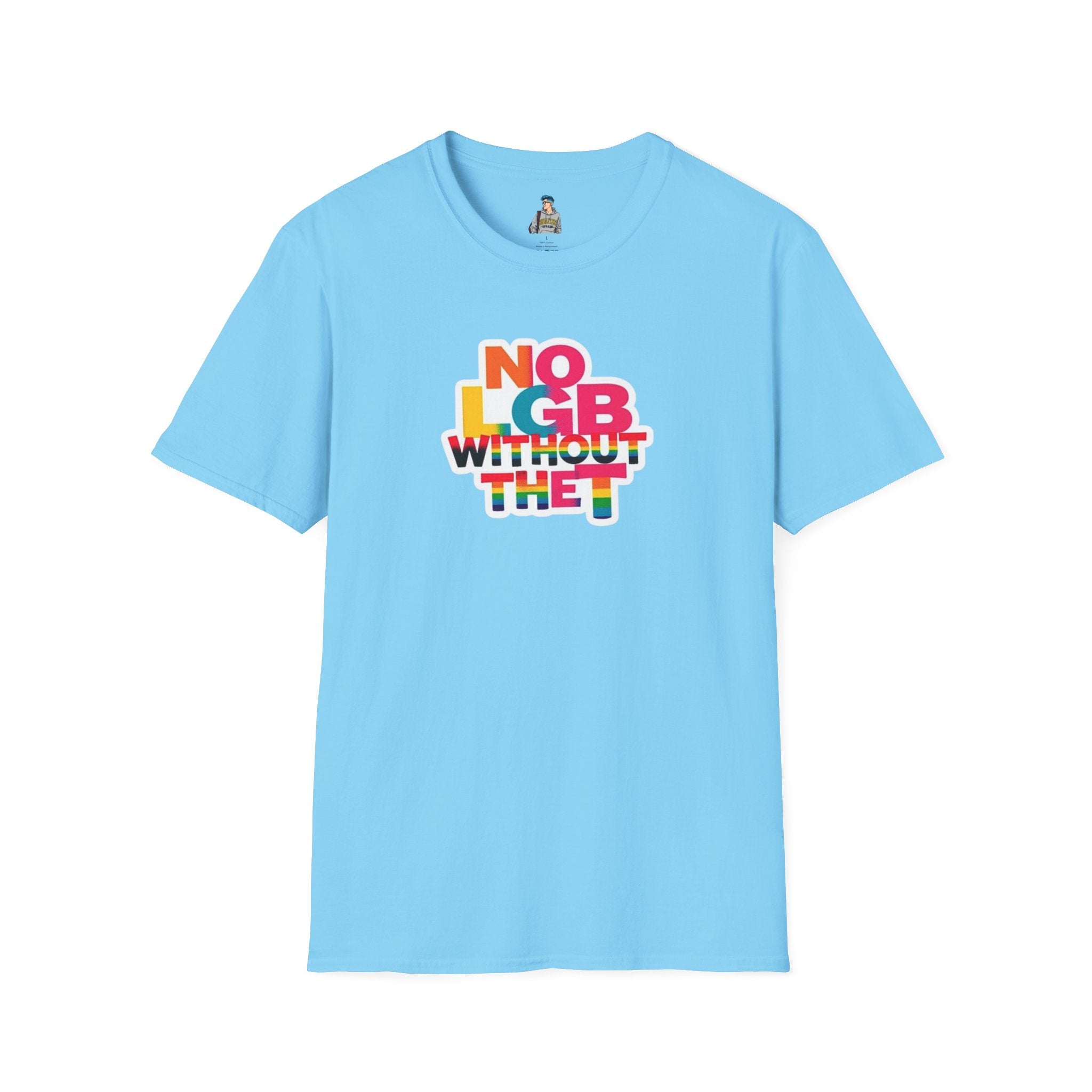 Unisex Softstyle T-Shirt - Trans Visibility No LGB Without the T Statement Tee
