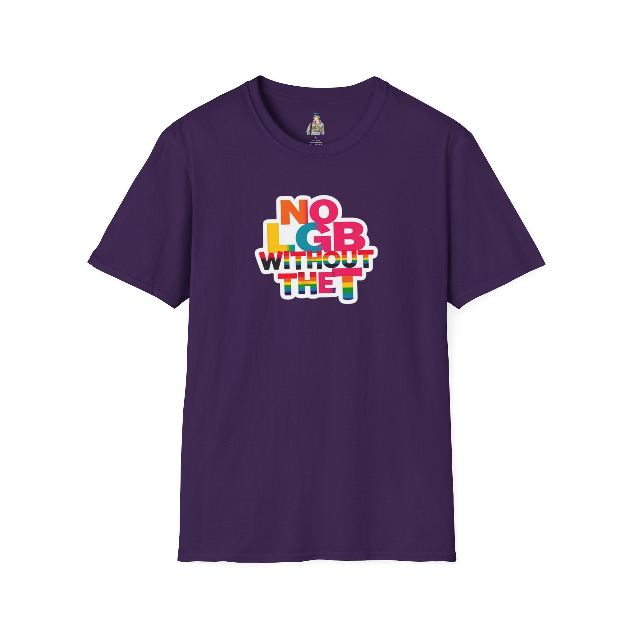 Unisex Softstyle T-Shirt - Trans Visibility No LGB Without the T Statement Tee