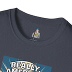Uncle Sam in disbelief Really, America? Unisex softstyle T-Shirt