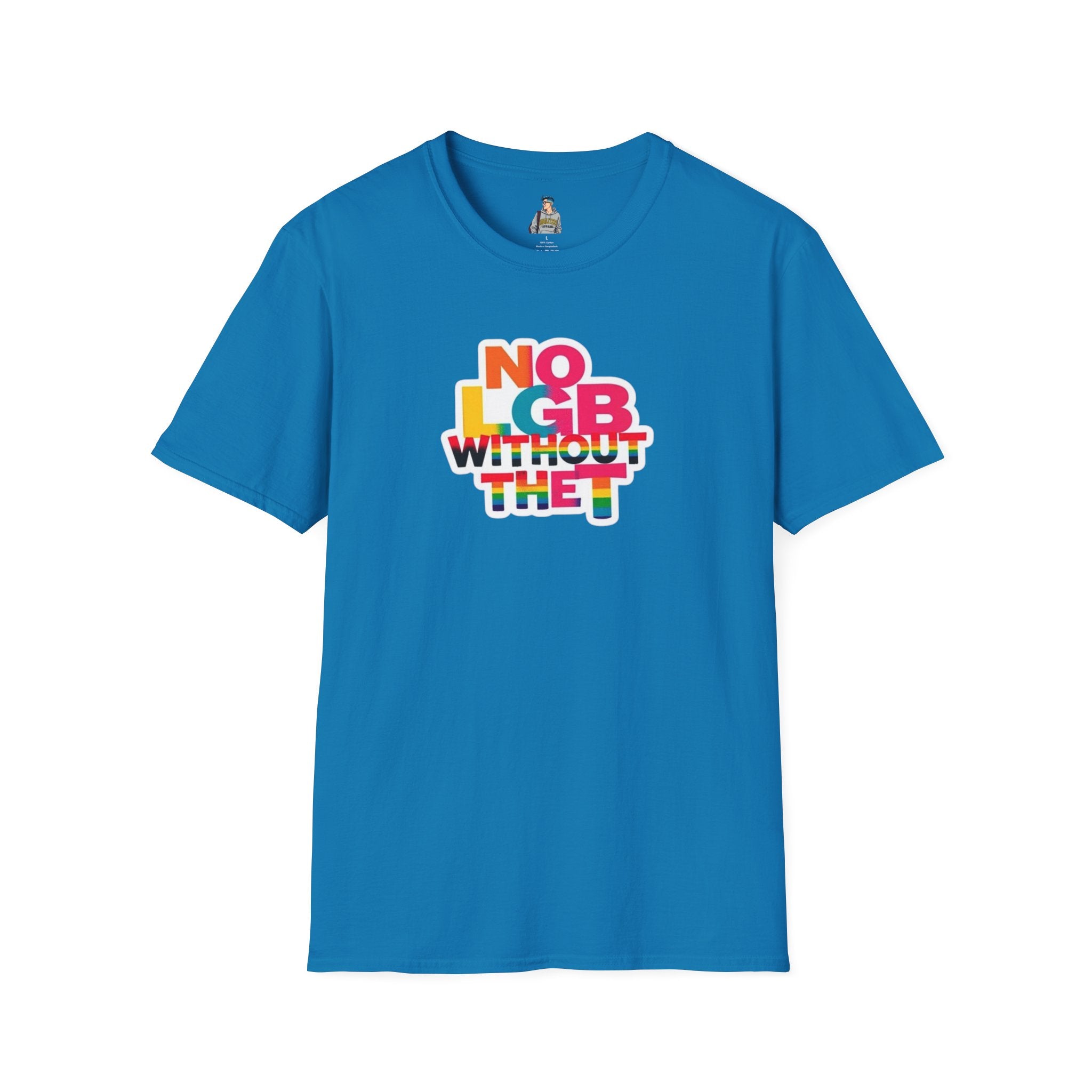 Unisex Softstyle T-Shirt - Trans Visibility No LGB Without the T Statement Tee