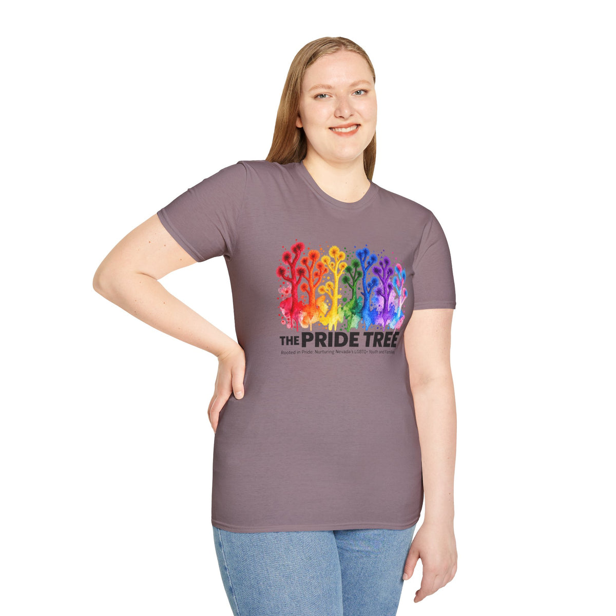 Pride Tree Las Vegas T-Shirt - Black Text