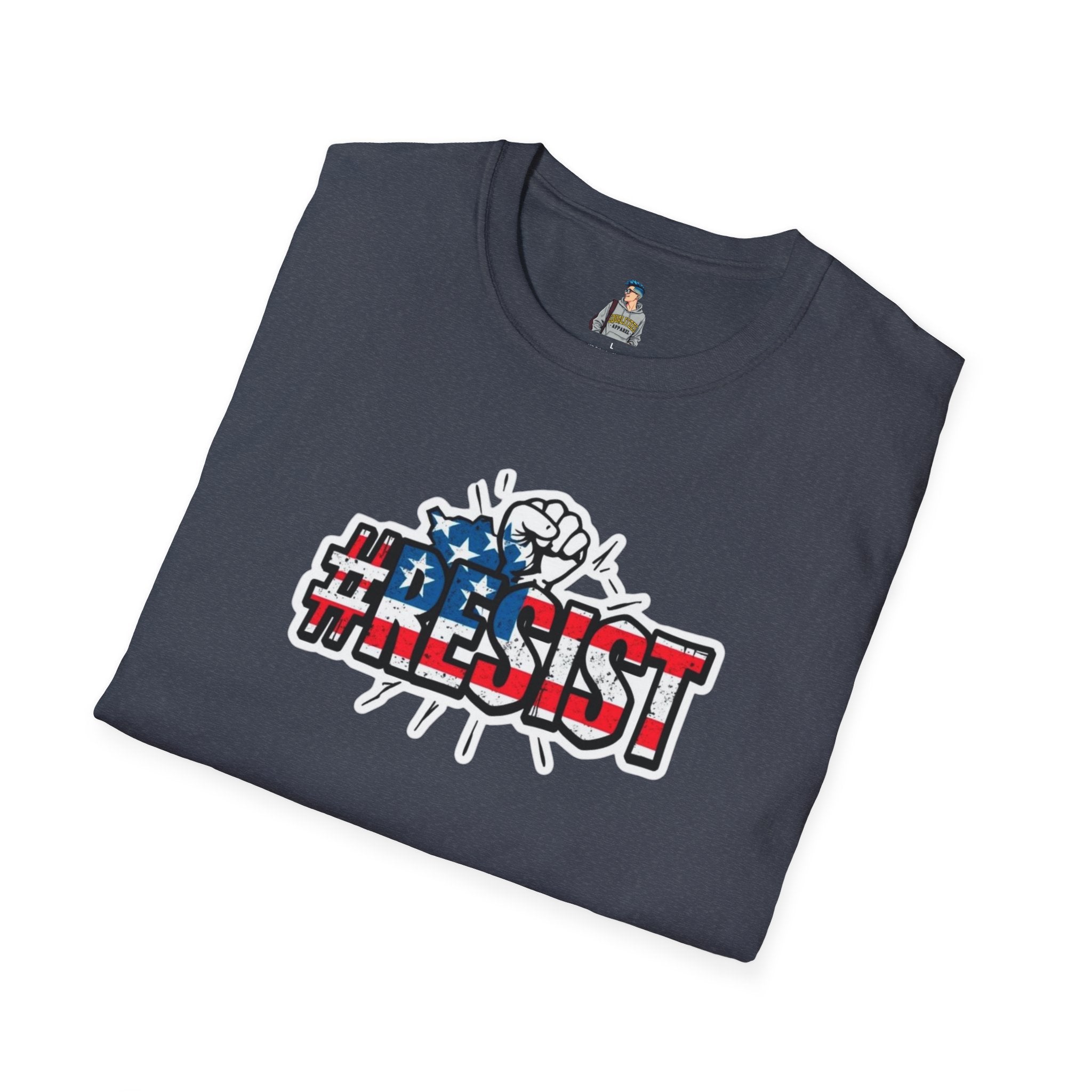 Unisex Softstyle T-Shirt - 'Fascists Feed on Fear, Starve Them' Protest Tee