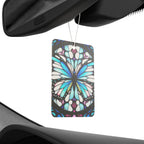 Stained Glass Butterfly Design - Car Air Freshener - Eclectic and Aromatic