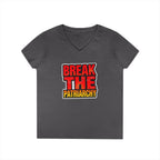 Women's Empowerment V-Neck T-Shirt - Break The Patriarchy
