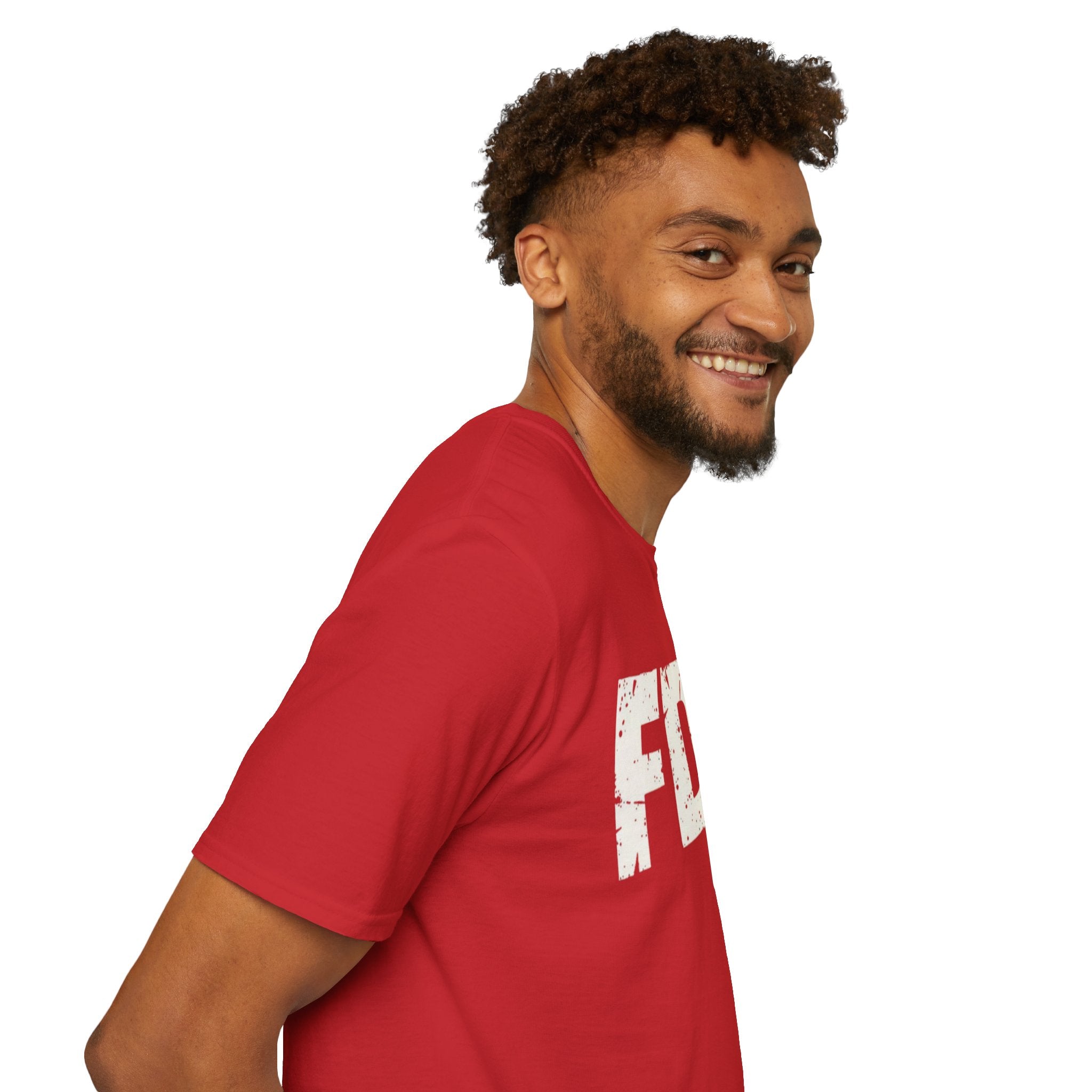 FDT Distressed Graphic T‑Shirt — Bold Statement Tee