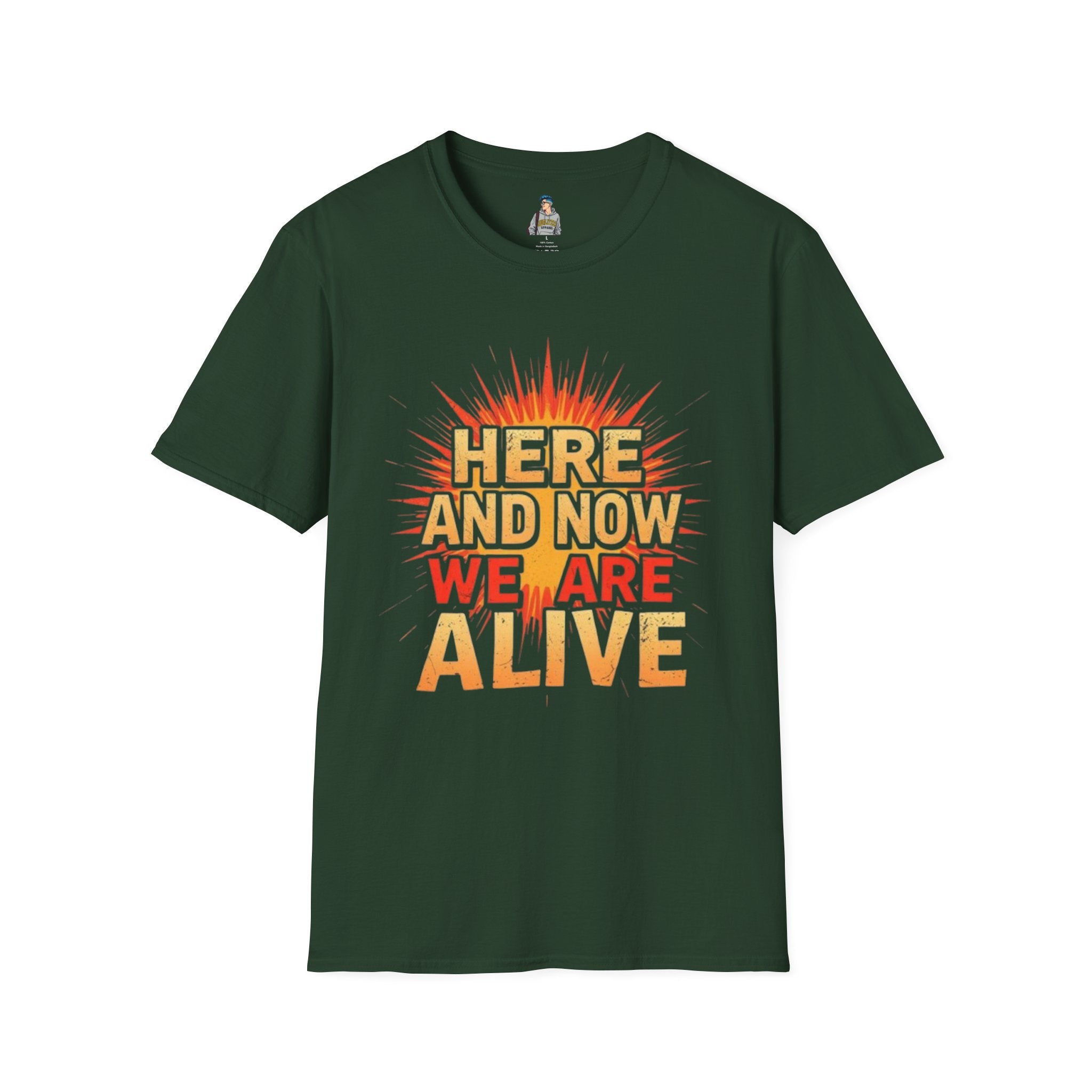 Empowering Statement Tee, Here and Now We Are Alive Our Resistance Matters