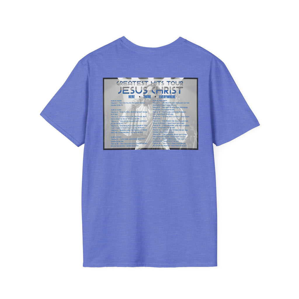 Unisex Softstyle T-Shirt - Jesus Christ Greatest Hits Tour Tee