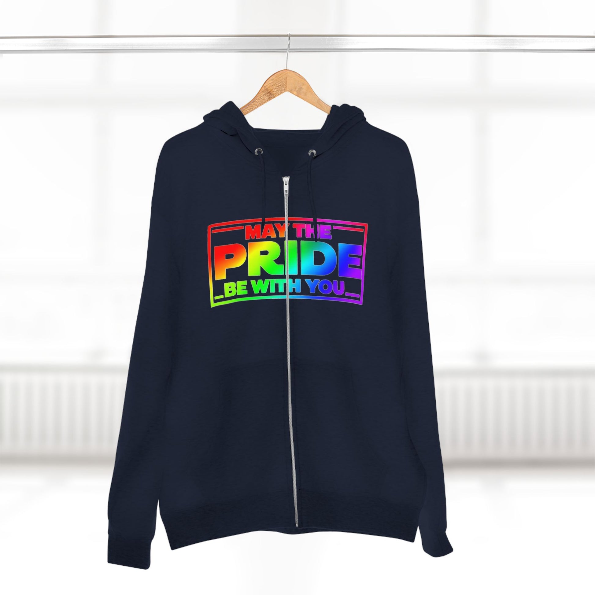 Pride Zip Hoodie - "May the Pride Be with You" Unisex