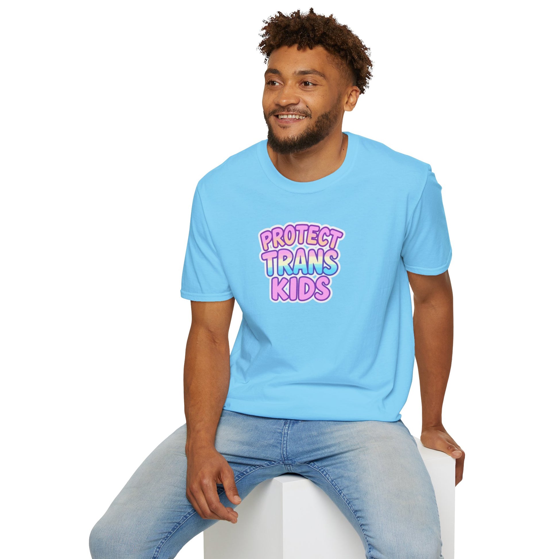 Unisex Softstyle T-Shirt - Protect Trans Kids Tee