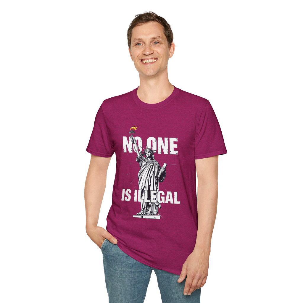 No One Is Illegal Graphic T-shirt