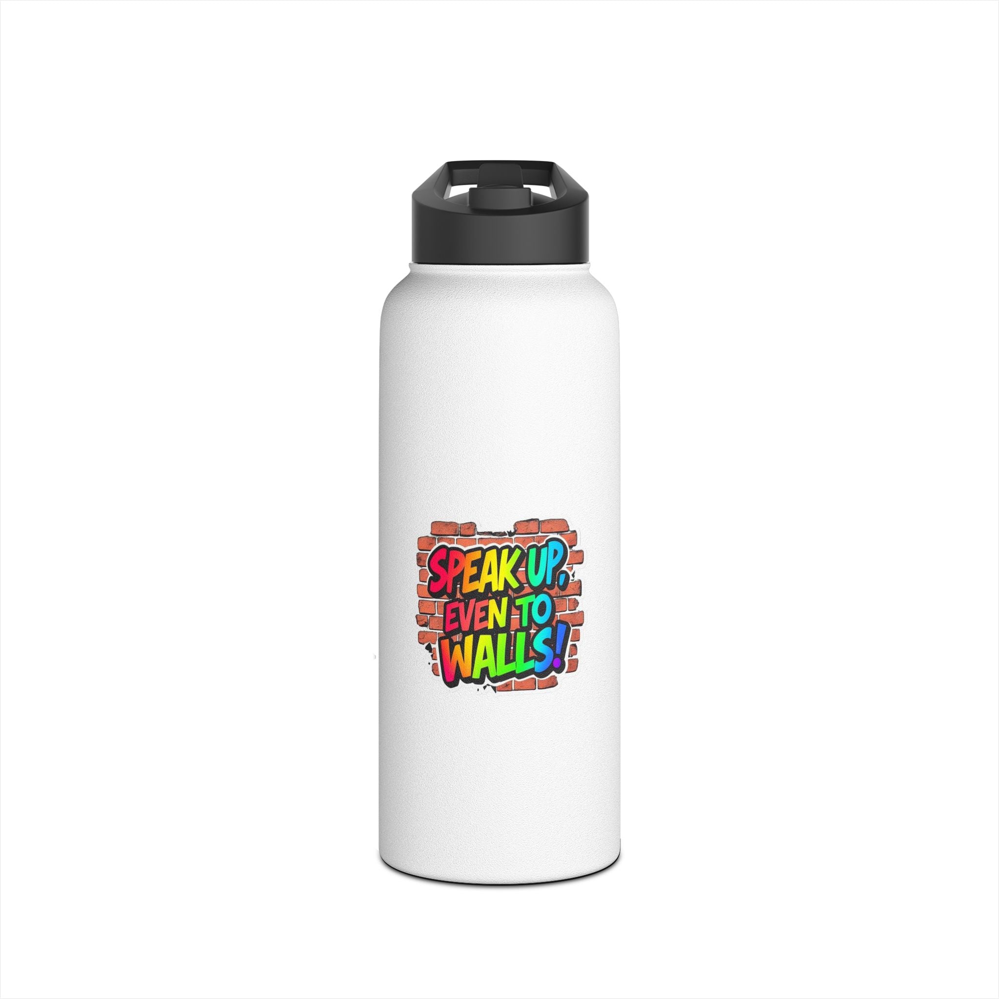Teaching While Queer Stainless Steel Water Bottle - Perfect for Educators and Allies