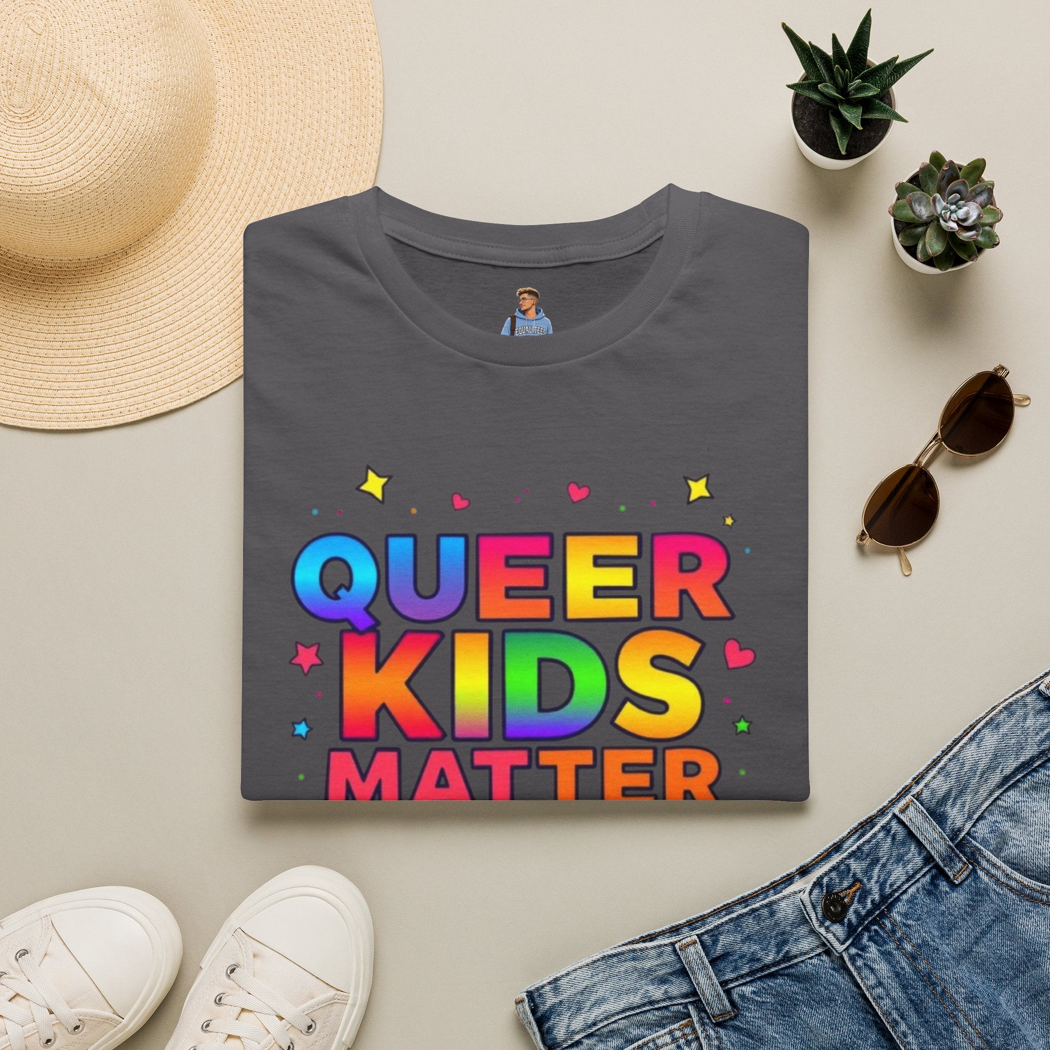 Colorful Queer Kids Matter Pride T-Shirt