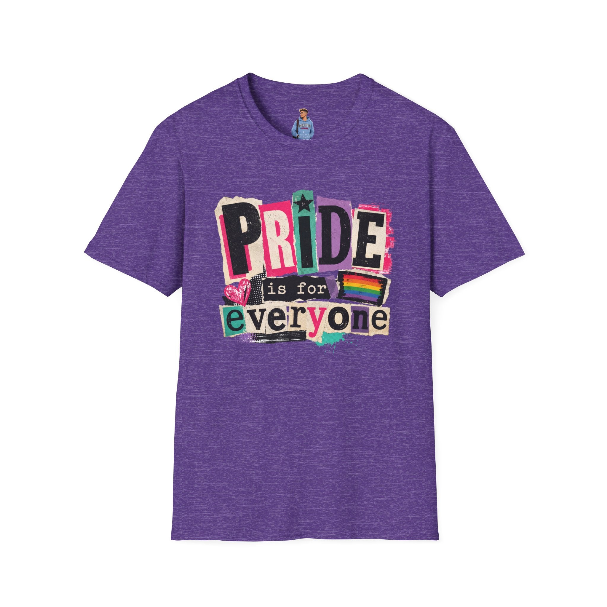 Pride Is for Everyone T-Shirt — Colorful LGBTQ+ Ally Tee