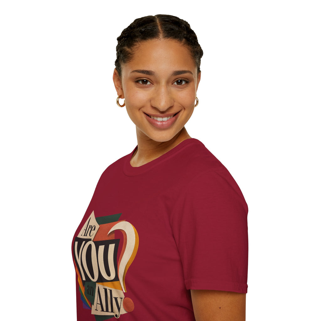 Are You An Ally? T-Shirt — Vintage Pride Ally Tee