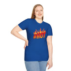 #HOT T-Shirt – Trendy Hashtag Fire Design