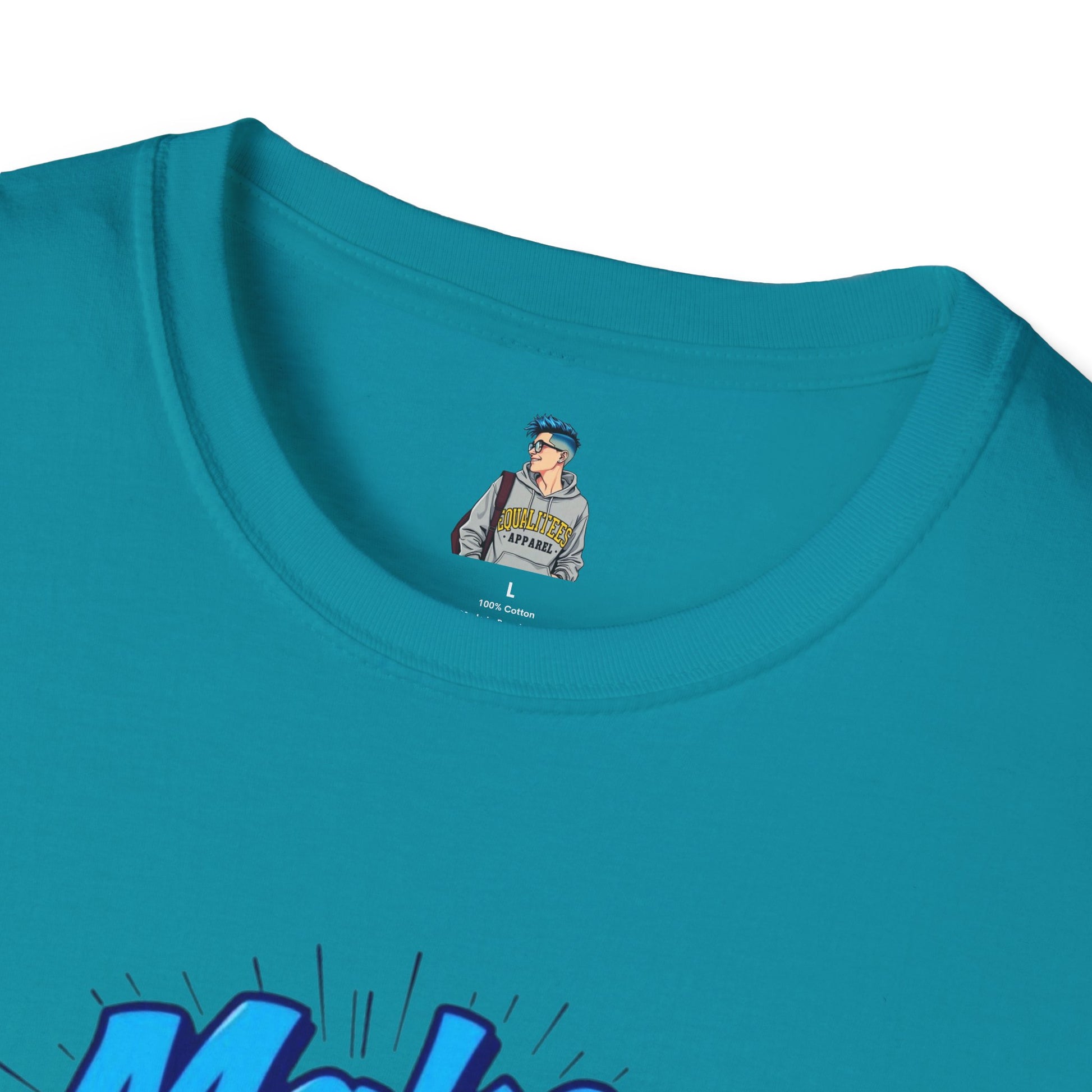 Make Good Trouble Blue Graphic Unisex T-Shirt - Fun & Bold Design for Everyday Wear