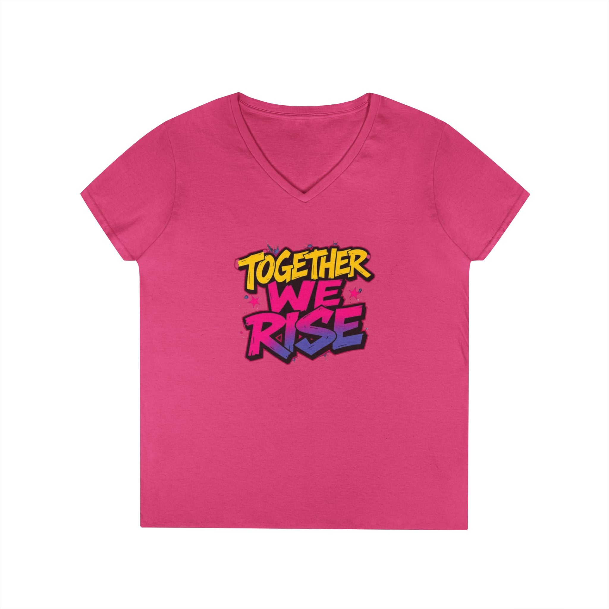 Empowerment Ladies' V-Neck T-Shirt - Together We Rise