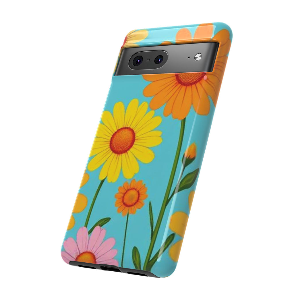 Floral Daisy Tough Case for Android